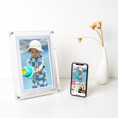 추억을 담는 디지털 캔버스, 10.1인치 스마트 디지털 액자