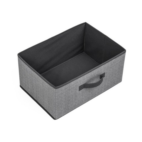 부직포 수납함 서랍식 천 수납함, 그레이 40*28*20 (23L)