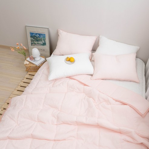 시원한 여름철 수면을 위한 슬리안 쿨 차렵이불 세트