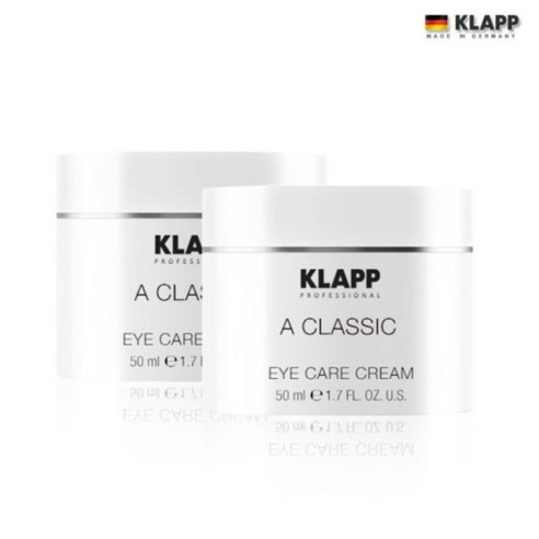 KLAPP 클랍 A 클래식 아이 케어 크림: 시간의 흔적을 지우는 눈가 피부 솔루션