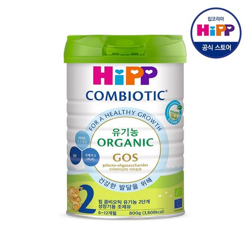 HiPP 힙분유 콤비오틱 유기농 분유 800g 2단계 X 1캔, 1개