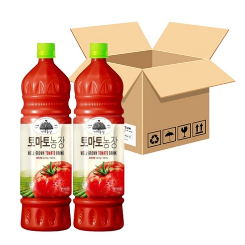 세월이 지나도 진한 웅진식품 가야농장 토마토주스 1.35L X12개입 3박스