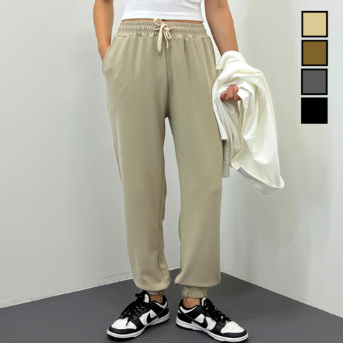 남녀공용 사계절 스판 밴딩 트레이닝 조거 바지 팬츠 (5018-1)