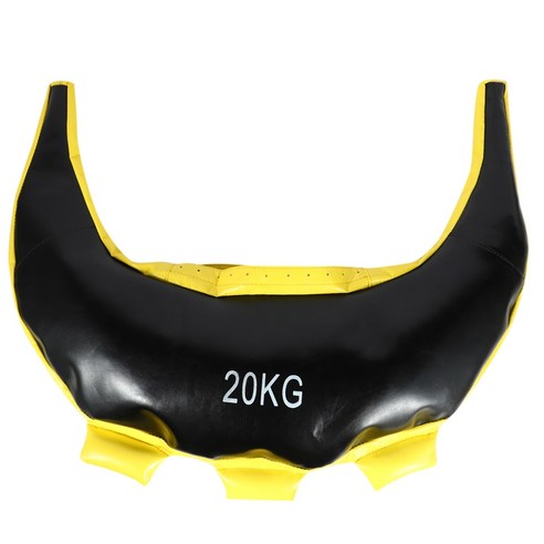 무게 리프팅 권투 가방 불가리아어 전원 가방 강도 운동 샌드백 피트니스 권투 훈련 모래 가방, 20kg, 노랑