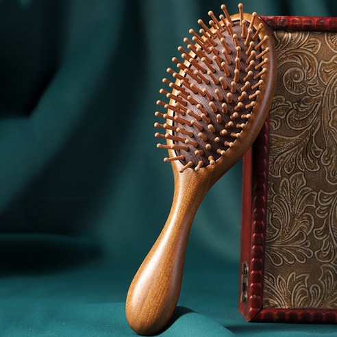 블라제스 백단목 에어쿠션 두피마사지 브러쉬, 1개