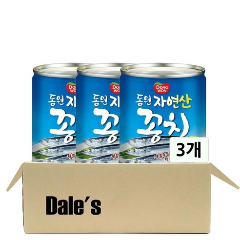 데일즈기획 동원 꽁치 캔 통조림, 230g, 3개