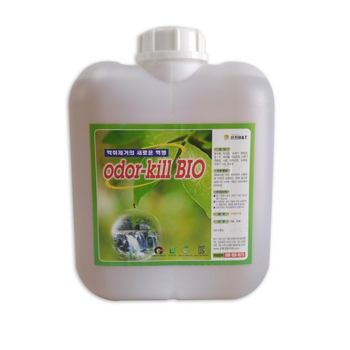 [친환경 녹색인증] 산업용 강력탈취제 오더킬바이오 (ODOR KILL BIO), 10L, 1개