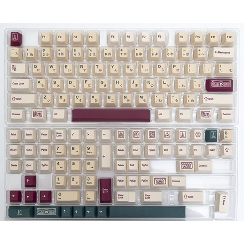 체리 PBT 염료승화 일본어 각인 커스텀 키보드 키캡