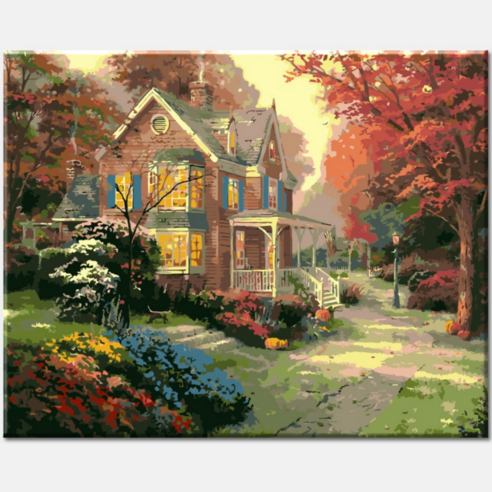 모모픽스페인팅 DIY명화그리기 40x50cm, 드림하우스, 1개