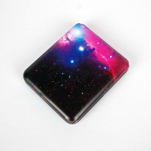 스키니스킨 갤럭시 Z플립2 5G F707 컬러 패턴 스킨 꾸미기스티커 케이스, DEEP PINK, 1개