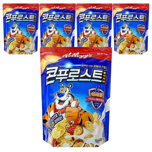 켈로그 콘푸로스트 시리얼, 600g, 5개
