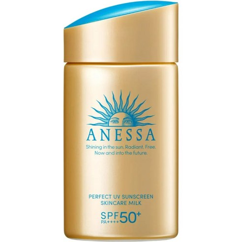일본 Anessa 아넷사 퍼펙트 UV 선스크린 스킨 케어 밀크 선크림 SPF50 60ml, 1개