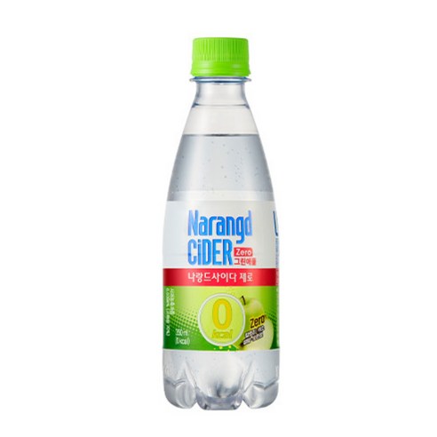 나랑드 사이다 그린애플, 350ml, 20개