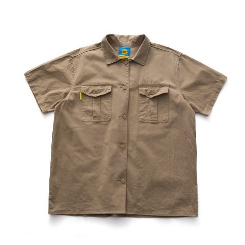 반팔 셔츠 남 트렌드 오리지널 루즈핏 카고풍 빈티지 캐주얼 셔츠 코트