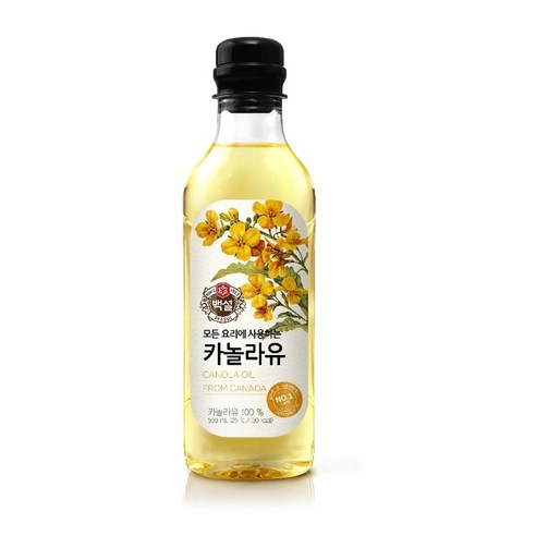 CJ제일제당 백설 카놀라유 500ml 1개