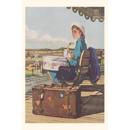 (영문도서) Vintage Journal Woman Awaiting Train Paperback, Found Image Press, English, 9781669508076
