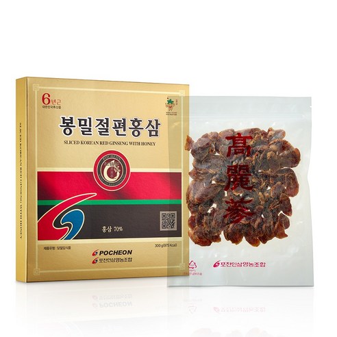 봉밀절편홍삼300g/대용량/홍삼절편/6년근, 300g, 1개 홍삼절편정관장