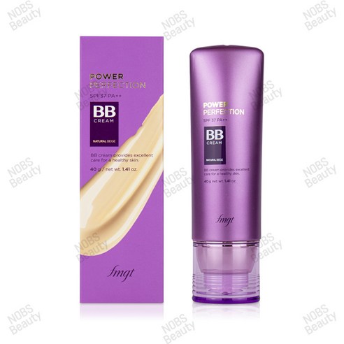 더페이스샵 파워 퍼펙션 비비크림 40g/부드러운 밀착력 BB크림, V203 내추럴베이지, 999, 40G_V203 내추럴 베이지