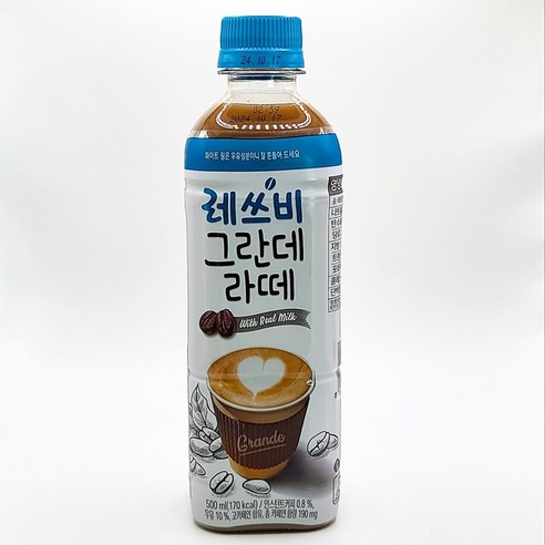 레쓰비 그란데 라떼500ml x 6ea(1box), 500ml, 6개