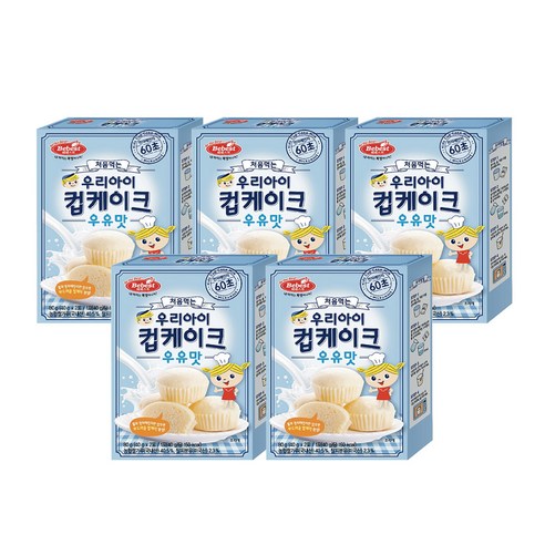 베베스트 처음먹는 우리아이 컵케이크 - 우유맛, 1개