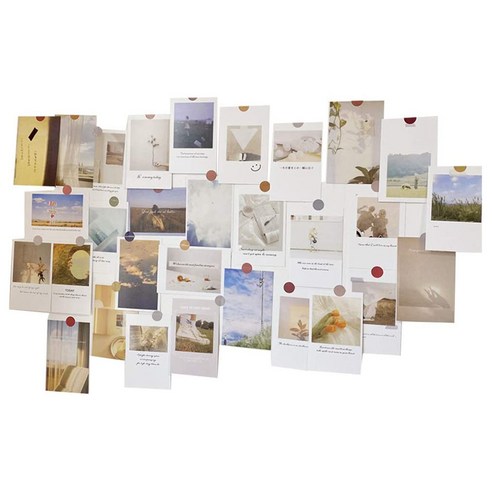 Retemporel 30팩 여행 스타일 벽 콜라주 키트 미적 사진 벽을 위한 침실 장식, 사진 색상