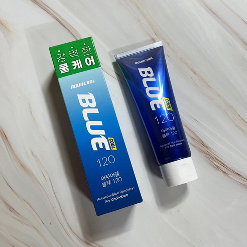 아쿠아쿨 블루 튜브타입 파스 120ml, 1개