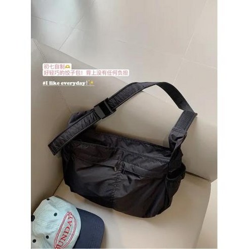 일본 나일론 여행 숄더백 대학생 십대 슬링백 메신저 백 캐주얼 스쿨 크로스백 스트리트웨어 스타일