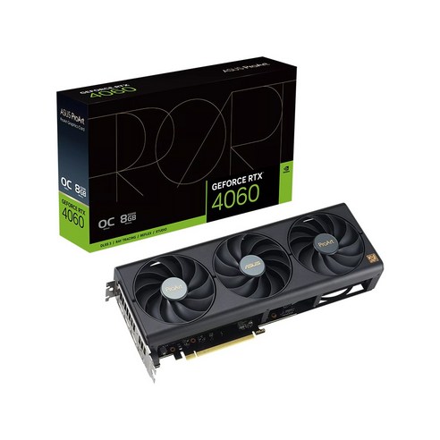 ASUS ProArt 지포스 RTX 4060 O8G OC D6 8GB 그래픽카드는 할인가격으로 판매되고 있으며, 그래픽 성능과 전문적인 디자인 작업을 위한 기능을 제공합니다.