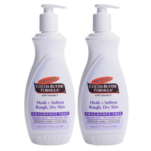 팔머즈 코코아 버터 포뮬러 힐 & 소프튼 임산부 바디케어 무향, 400ml, 2개