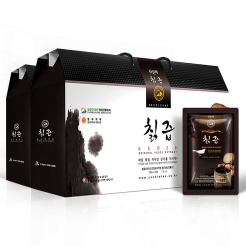 산들해 지리산 칡즙 야생칡 2배원액, 100ml, 60개