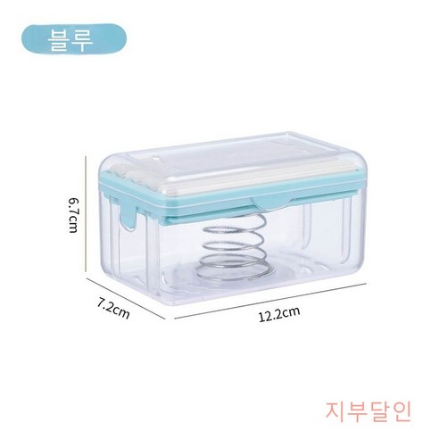 지부달인 비누 수납박스 거품기 틱톡 아이템 비누 받침 신상품, 블루*1개, 5개