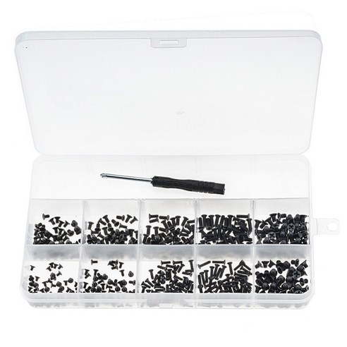 500pcs M2 M2.5 M3 KM 스크류 플랫 헤드 필립 스크류 스크류 노트북 노트북 SCR