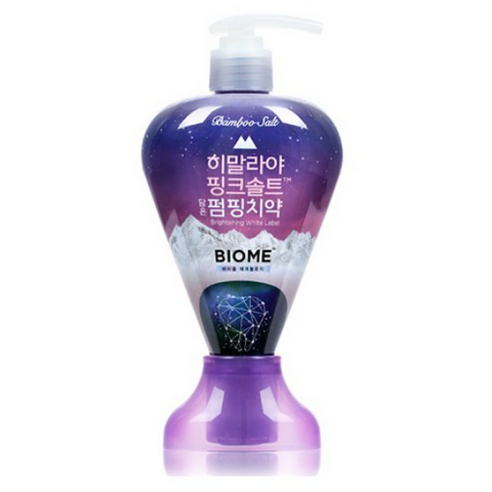 히말라야핑크솔트 담은 펌핑치약 브라이트닝 화이트 라벨, 285g, 2개