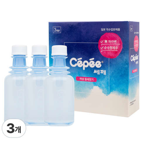 쎄페 여성 질세정제, 360ml, 3개