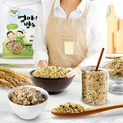 45가지 곡물의 황홀한 조화, 엄마밥줘 혼합 잡곡으로 건강한 밥상을!
