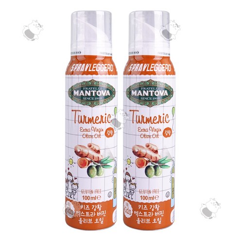 만토바 키즈 오일 스프레이 100ml, 강황, 2개