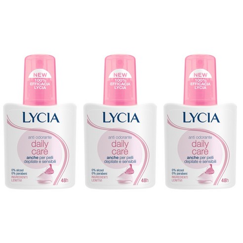 리시아 데오드란트 미스트 75ml 3개입, 데일리케어 75ml x 3개입