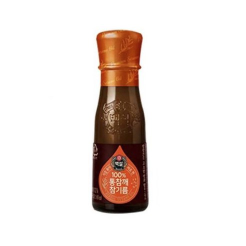 백설 100프로 통참깨 참기름, 300ml, 8개