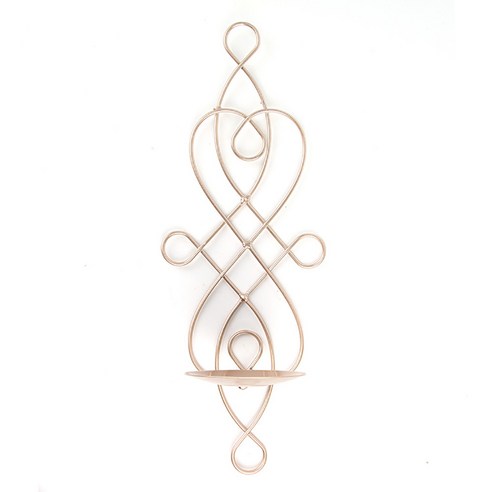 Retemporel 금속 철 촛대 교수형 벽 sconce 캔들 홀더 홈 장식 장식품(무작위 색상), 무작위 색상