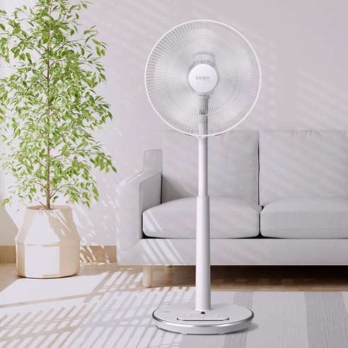 CKEA 발터치 선풍기 BLDC 스탠드 풋터치 저소음 사무실 리모콘 써큘레이터, 조그다이얼방식_에코펜