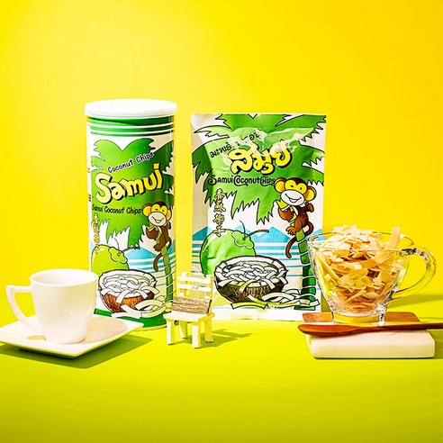 코코넛칩의 달콤하고 바삭한 조화