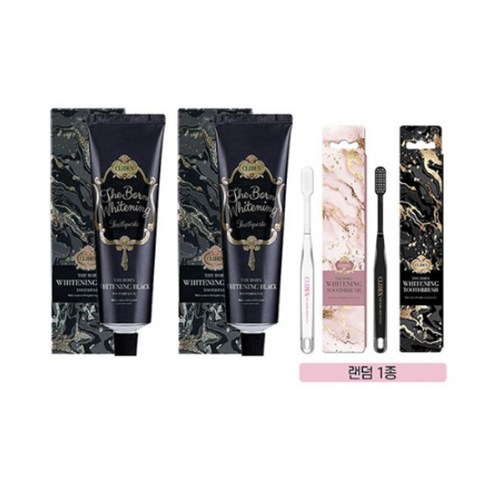 클라이덴 미백 더본 화이트닝 치약 130g2개+칫솔1개, 단품