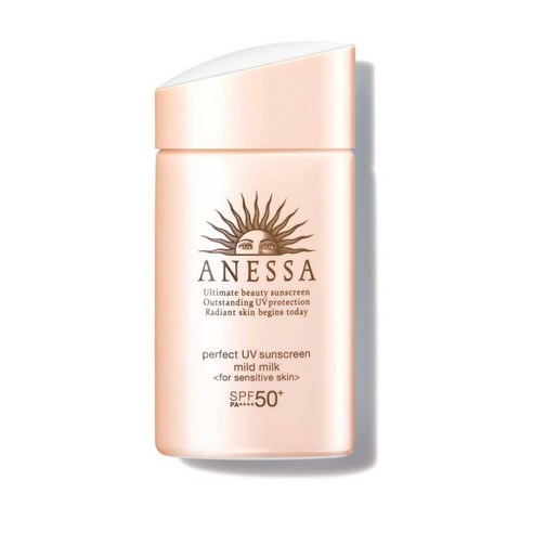 시세이도 아넷사 선크림 퍼펙트 uv 마일드 밀크 선크림 60ml, 1개