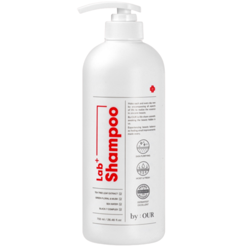 바이아우어 랩플러스 탈모샴푸 750ml, 2개