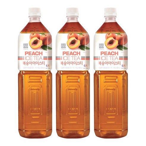 대상 로즈버드 복숭아 아이스티 시럽, 1.47L, 3개