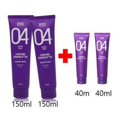 아모스 컬링에센스 2X 150ml 2개 + 휴대용 40ml 2개 380ml 1set, 1세트