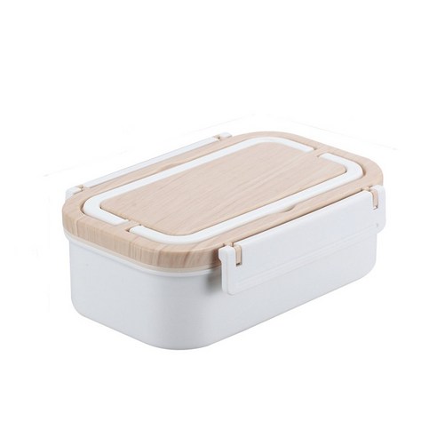 DFMEI 304 스테인레스 스틸 더블 레이어 절연 점심 상자 휴대용 도시락 식기 대용량 그리드 점심 상자, 색깔2