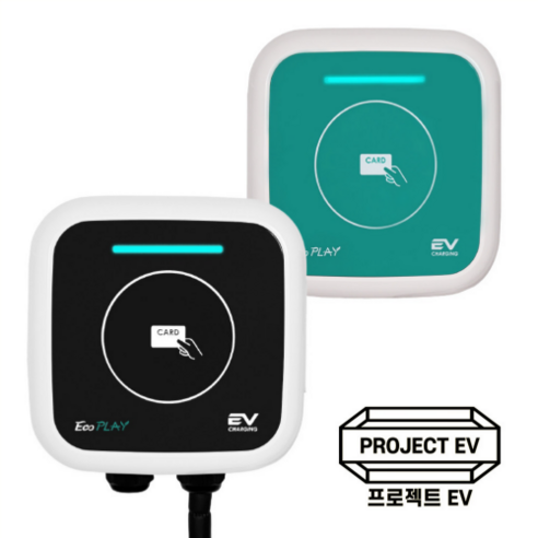 전기차 충전기 설치 미포함 에코플레이 가정용 7kW 집밥 완속 5M 포터 EV6 봉고 그린, 1개