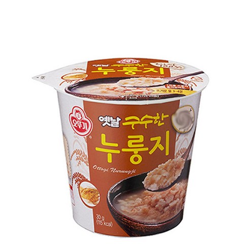 오뚜기 옛날구수한누룽지 컵, 30g, 6개