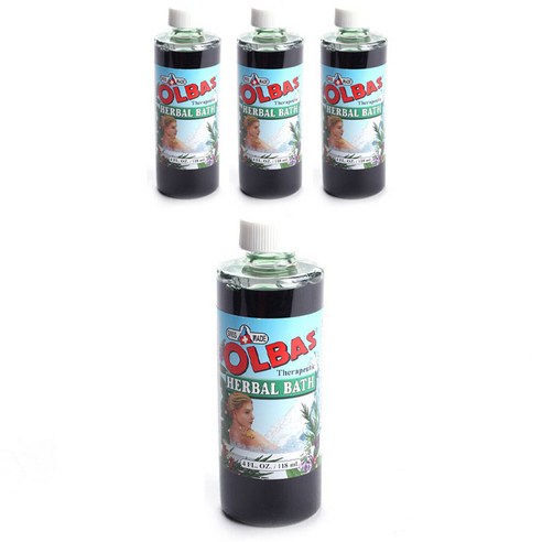 올바스 허벌 배스, 118ml, 4개